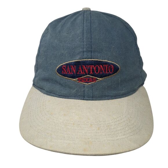 San Antonio Texas Slideback Hat Multicolor OS Adjustable Embroidered Cotton - Picture 1 of 8